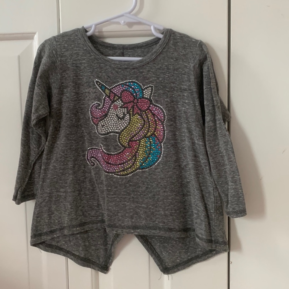 Hannah Sky Unicorn Crystal Top